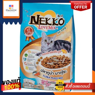 เน็กโกะเลิฟมิกซ์ ปลาทูน่า มากุโระ 400กNEKKO LOVE MIX TUNA MAGURO 400G.