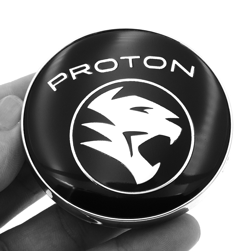 CarDIY (ราคา 4 ชิ้น) 58 มม.ศูนย์ล้อหมวกสําหรับ Proton Waja Gen 2 Persona Exora Iriz Inspira Rim Hub Caps Cover