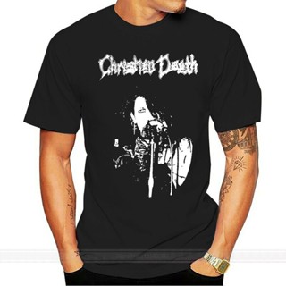 เสื้อยืดผ้าฝ้ายพิมพ์ลายแฟชั่น เสื้อยืด ผ้าฝ้าย พิมพ์ลาย CHRISTIAN DEATH ONEITA สไตล์วินเทจ ฮาราจูกุ ฮิปฮอป ฤดูร้อน แฟชั่