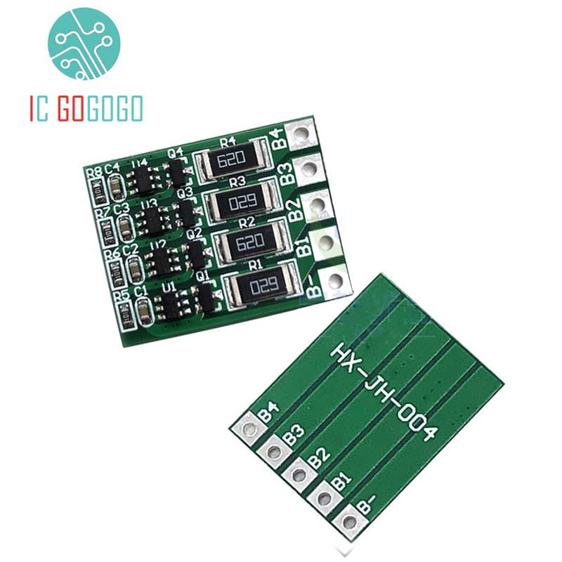 4s 3.2V 12.8V 14.4V Lifepo4 แบตเตอรี่ Balance Board Circuit 4 Life pack แบตเตอรี่ลิเธียมเหล็กฟอสเฟต BMS ชาร์จ PCB Equalizer Balancer