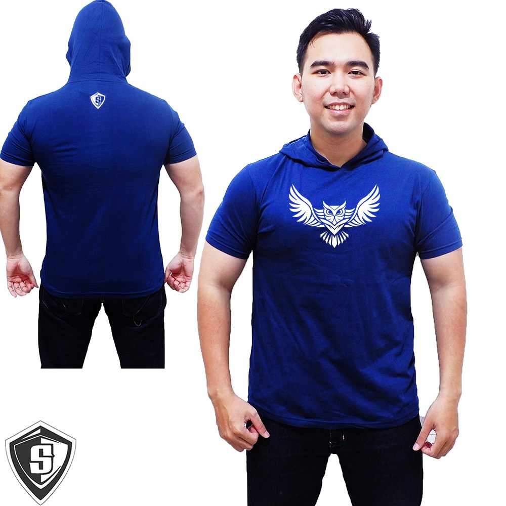 เสื้อฮู้ดออกกําลังกาย Owl Intel Bodyfit