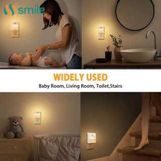 ღ 2023 Motion Sensor Light Led Dimmable Plug Usb Charging Family Use Wireless Night Lighting Wall Stairs Hallway Closet Cabinet Sensing Lamp (ขายส่ง)