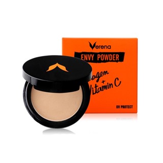 Verena Envy Powder เวอรีน่า เอนวี่ พาวเดอร์ แป้งพัฟ ผสม Collagen + Vitamin C ปกปิดดีเยี่ยม ควบคุมความมัน ป้องกันแสงแดด 1