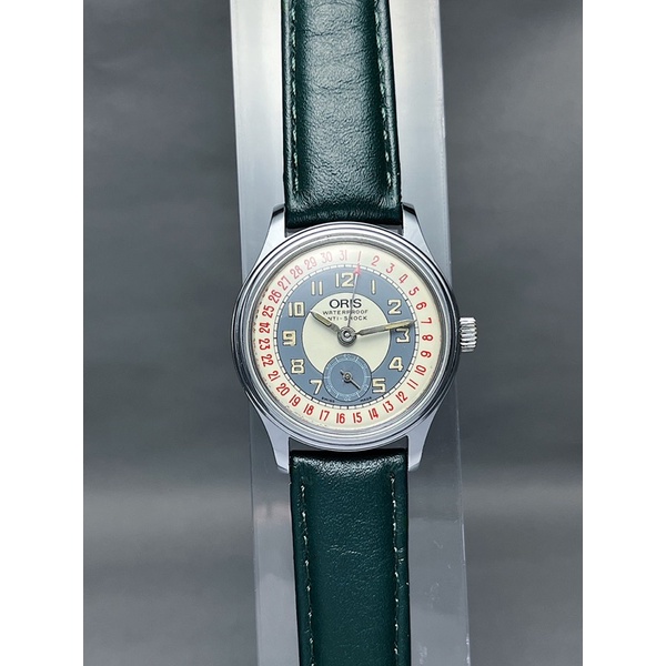 นาฬิกาเก่า นาฬิกาไขลาน นาฬิกาข้อมือโบราณโอริส Vintage ORIS pointer date Bullseye dial