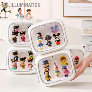 Figure Display Box Acrylic and Plastic Transparent Space Capsule Designed Dolls Toy Case for Home Office