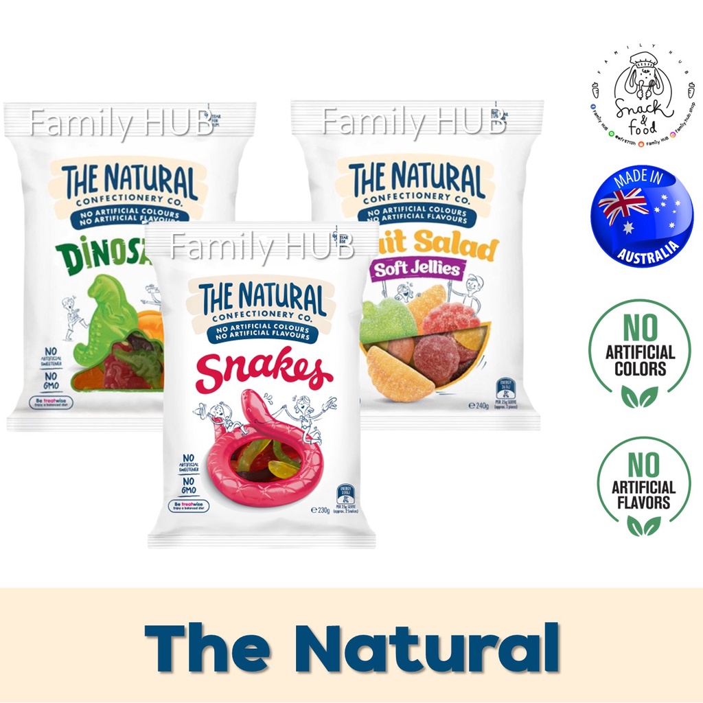 The Natural Confectionery Co. เยลลี่นำเข้าจากออสเตรเลีย มีให้เลือก 3แบบ