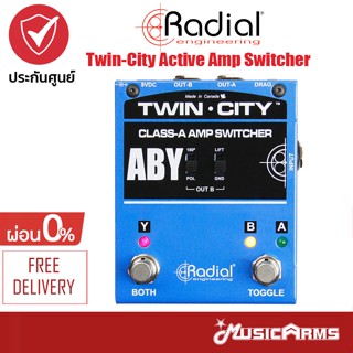 Radial Twin-City Active Amp Switcher Music Arms