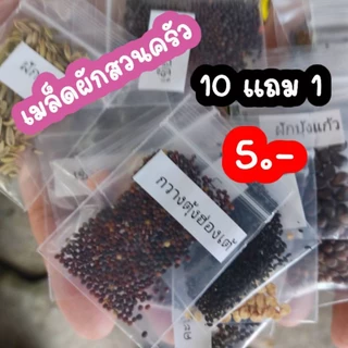 เมล็ดผักโหระพา เมล็ดผักสวนครัว เมล็ดผัก5บาท