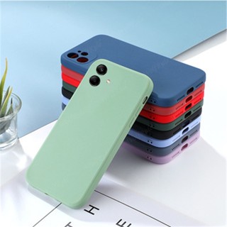 เคสโทรศัพท์ซิลิโคน TPU แบบนิ่ม ทรงสี่เหลี่ยม ป้องกันกล้อง กันกระแทก สําหรับ Samsung A04 A 04 A03S