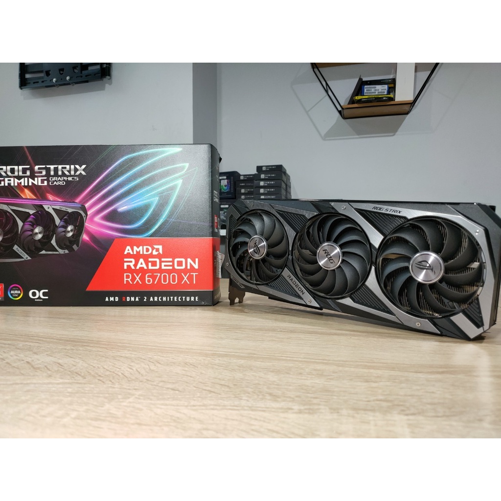 VGA RX 6700XT 12GB ASUS ROG STRIX (มือสอง) สภาพใหม่มาก สวยมาก ประกัน ...