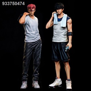 Slam Dunk gk Sakuragi Flower Road Rukawa Maple การแข่งขันระดับชาติ Simple Model Doll Ornament Boxed Figure