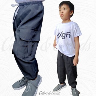 KIDS  CARGO PANTS unisex Parachute Style (1-10yrs old) pants only