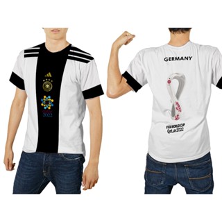 เสื้อยืด ลายทีมเยอรมนี World cup Qatar 2022