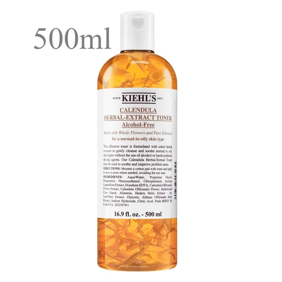 KIEHL’S  CALENDULA Herbal Extract Toner Alcohol Free 500ml