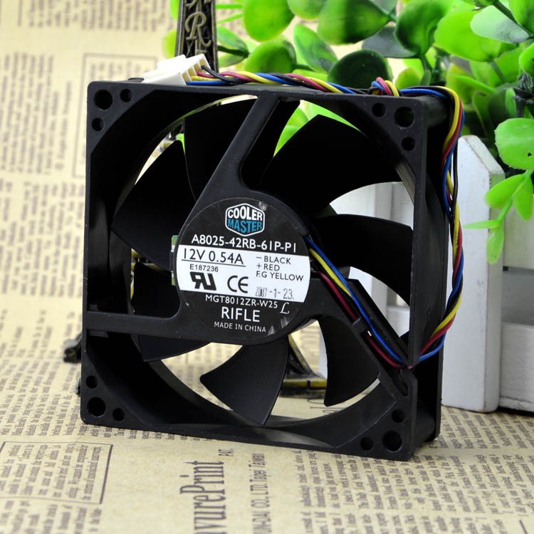 HY COOLER MASTER A8025-42RB-61P-P1 12V 0.54A 8CM FAN