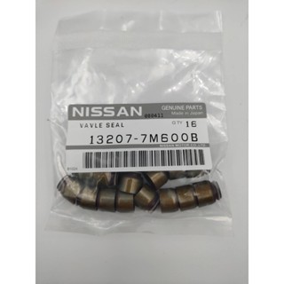 ซีลหมวกวาล์ว NISSAN B13 B14 NV 16V แท้ รหัสสินค้า 13207-7M600B ชุด 16 ตัว