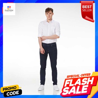 เบสิโค กางเกงยีนส์ขายาวผู้ชาย สีเข้ม รุ่น BVAT21W3YM002Besico Dark Mens Long Jeans Model BVAT21W3YM002