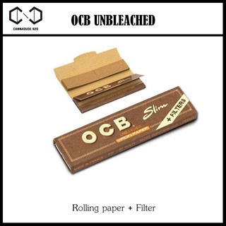 OCB Unbleached 110mm มีให้เลือก แบบธรรมดา / มี fil