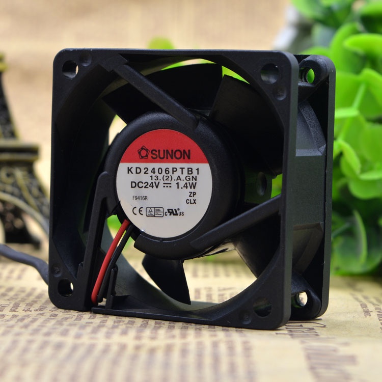HY KD2406PTB1 6025 6CM 24V 1.4W พัดลมอินเวอร์เตอร์