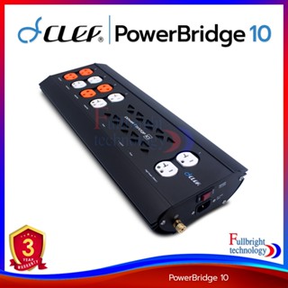 Clef Audio PowerBridge 10/10se20A ปลั๊กรางกรองไฟกันไฟกระชาก 10 ช่องเสียบ พร้อมช่อง High Power รับประกันศูนย์ 3 ปี