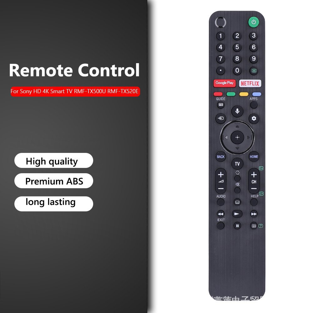 HD สมาร์ททีวีรีโมทคอนโทรลสําหรับ SONY RMF-TX500U TX520E/TX520P/TX520B/TX520T XBR-43x80h 49X800H 65x9