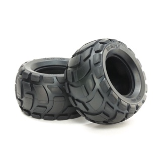 [ชุดแต่งรถบังคับ] TAMIYA 54866 OP.1866 Round Block Rear Bubble Tires (Soft/2pcs.) ชุดแต่งทามิย่าแท้ rc