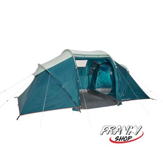 [พร้อมส่ง] เต็นท์ทรงกรวย 2 ห้องนอน สำหรับการตั้งแคมป์ Camping 4 person poled tent