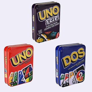 UNO Wild / UNO Flip / DOS Iron Box Game Classic