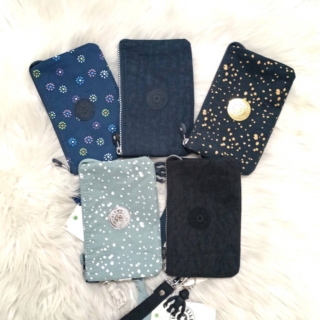 คิปลิ้ง กระเป๋า kipling แท้ 100% creativity ่ทรงคลัช กระเป๋าคิปริ้ง กระเป๋าคล้องมือ ใส่มือถือ 7.5 นิ