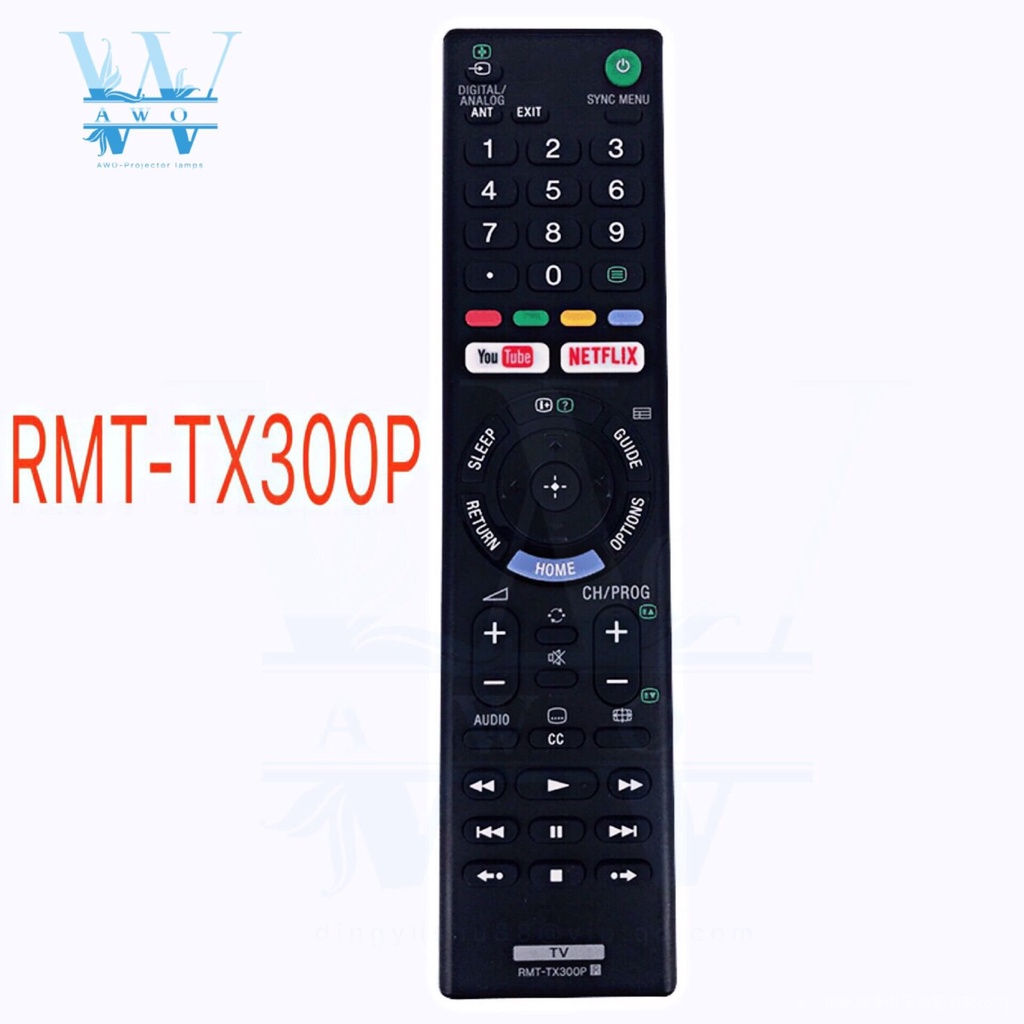 รีโมทคอนโทรลใหม่ RMT-TX300P สําหรับ Sony BRAVIA TV YOUTUBE / NETFLIX KDL-40W660E KDL-32W660E KD-55X7