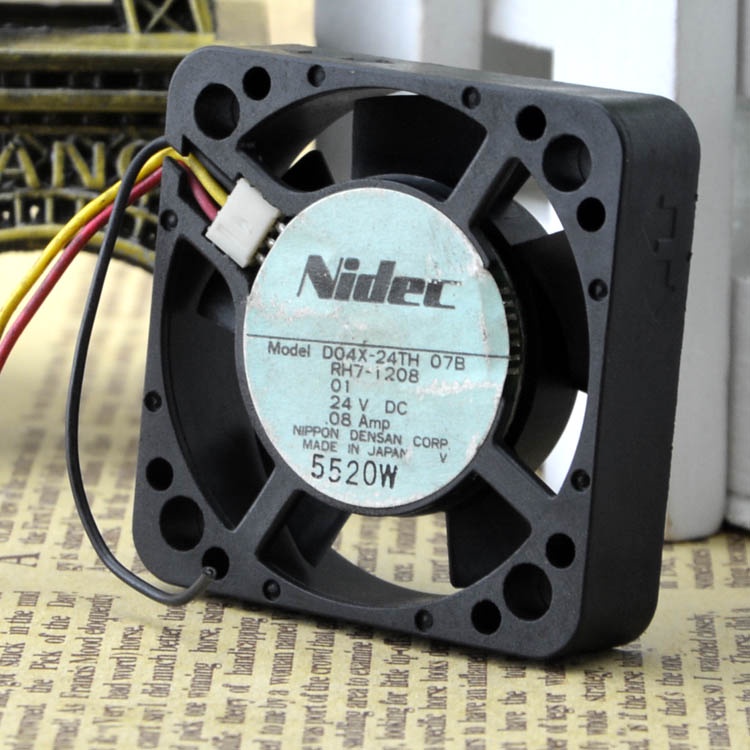 SZ JAPAN 4010 24V 0.08A 3WIRES พัดลมระบายความร้อน D04X-24TH 07B