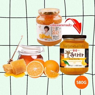 🍊 มาใหม่ล่าสุด ของแท้ ชาส้มยุสุ ชาเกาหลี แยมชาส้ม 꽃샘 꿀유자차 Kkomsaem Honey Citron Tea [580g 1ea]