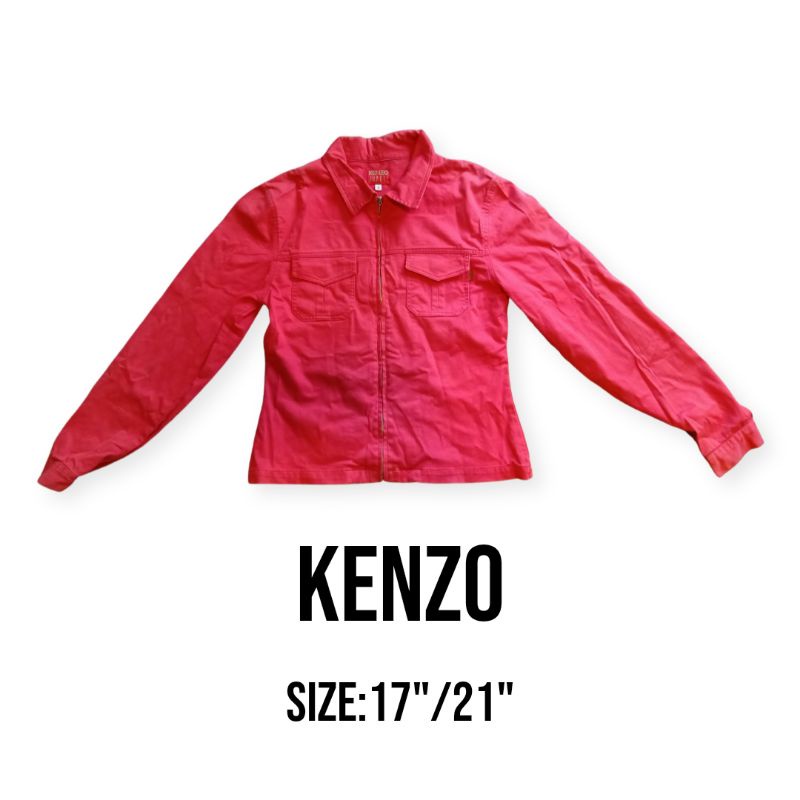 เสื้อjacket kenzo80'แท้ แบรนด์เนมมือสอง