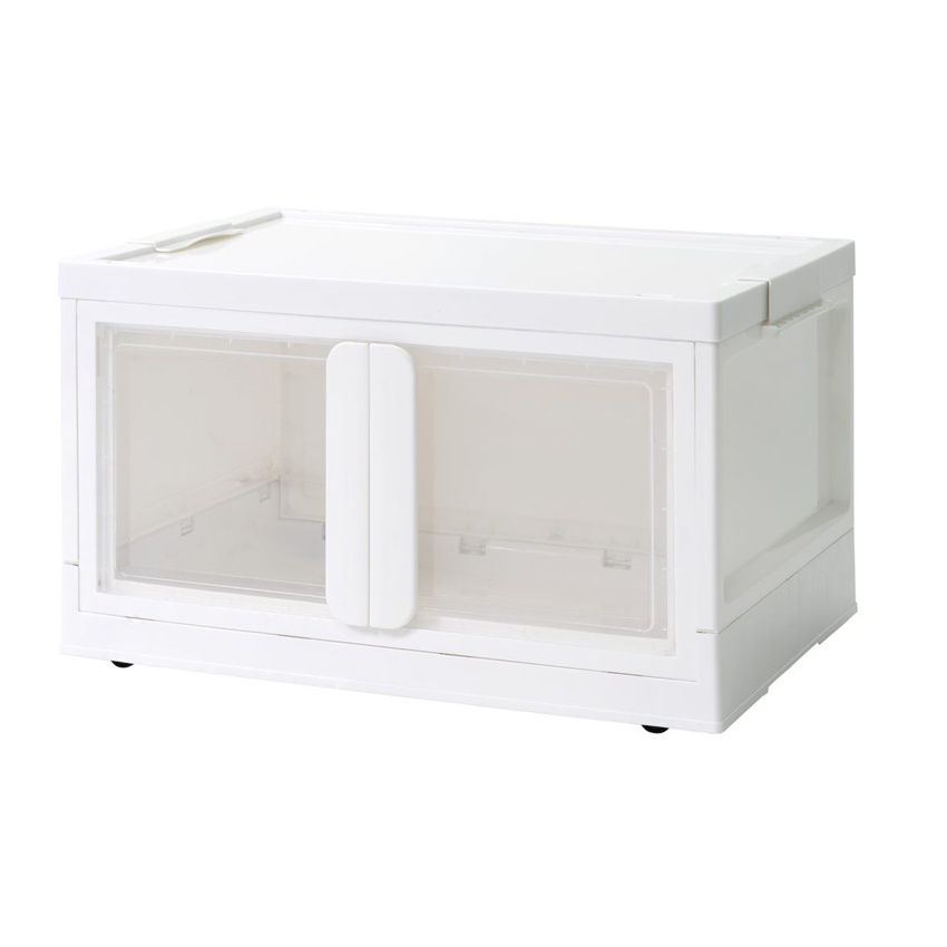 โลตัส กล่องอเนกประสงค์พับเก็บได้ ขนาด 51x36x30 ซม. รุ่น DORA 10002 สีขาว LOTUS’S FOLDABLE MULTIPURPOSE BOX DORA#10002