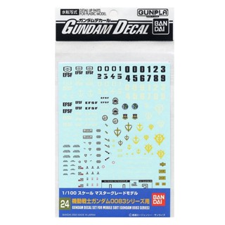 4573102611369 GUNDAM DECAL 24 MG MULTIUSE - 0083