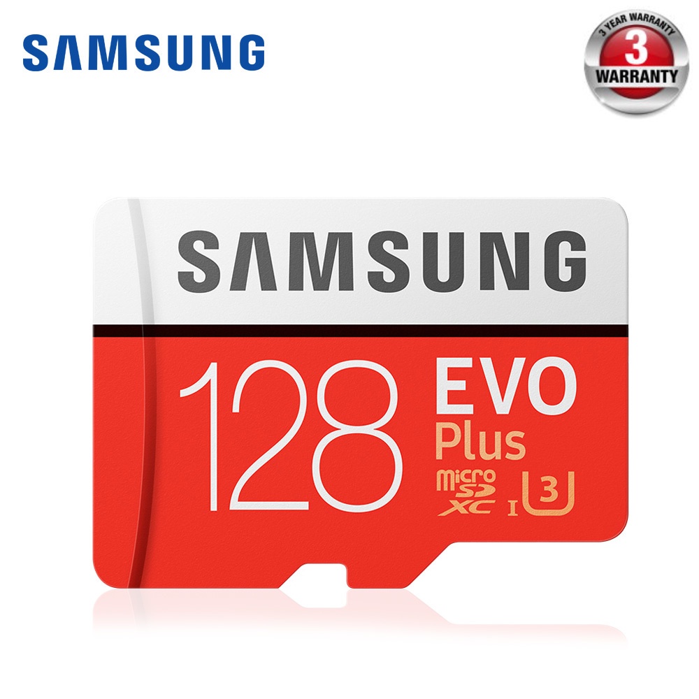 SAMSUNG การ์ดหน่วยความจํา Micro SD 128GB 512G 256GB 32G 64GB Microsd SDHC SDXC Grade EVO+ C10 4KHD UHS TF SD