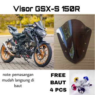 Visor jenong GSX-S 150R ฟรีสลักเกลียว 4 ชิ้น