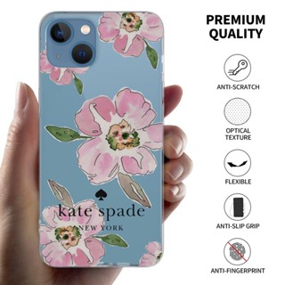 พร้อมส่ง! เคสโทรศัพท์มือถือ แบบใส ลาย Kate Spade หรูหรา สําหรับ IPhone 14 13 12 11 Pro Max Mini XS XR 7 8 Plus SE