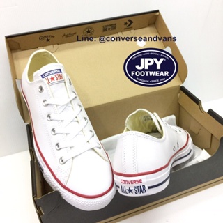 สินค้าพร้อมส่ง รุ่นConverse Chuck Taylor All Star Ox Leather  รองเท้าคอนเวิรส์หนังไม่หุ้ม สินค้าลิขสิทธิ์แท้