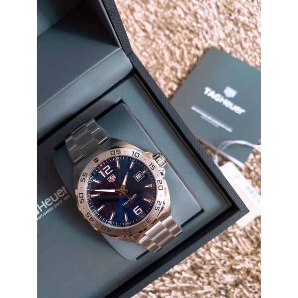 💙พร้อมส่งคร้าาา  New Tag Heuer  Formula  Blue Dial watch Size 41 mm   อปก กล่อง การ์ดครบ / ประกัน ช้อป worldwide