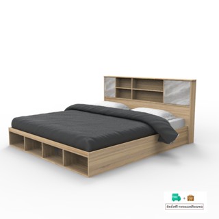 Inhome Furniture เตียง 6 ฟุต W192xD216xH98 รุ่น BE-1810