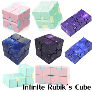 พร้อมส่ง ของเล่นเด็ก Infinite Rubiks Cubeลูกบาศก์ของรูบิค จิ๊กซอว์ สําหรับเล่นคลายเครียด ของเล่นบีบอัด อินฟินิตี้คิวบ์