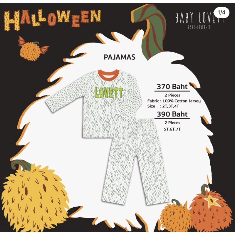 Babylovett Halloween ไซส์ 5T New ❤️