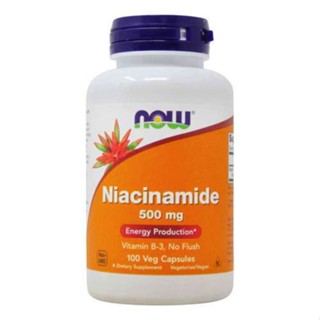 NOW Foods, Niacinamide, 500 mg, 100 Veg Capsules