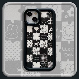 ✨ส่งเชือกเส้นเล็ก✨เคสไอโฟน 14 Pro Max 13 12 11 เคส for iPhone 14พลัส ลายสก็อต พกง่ายๆ การป้องกันการตก Case