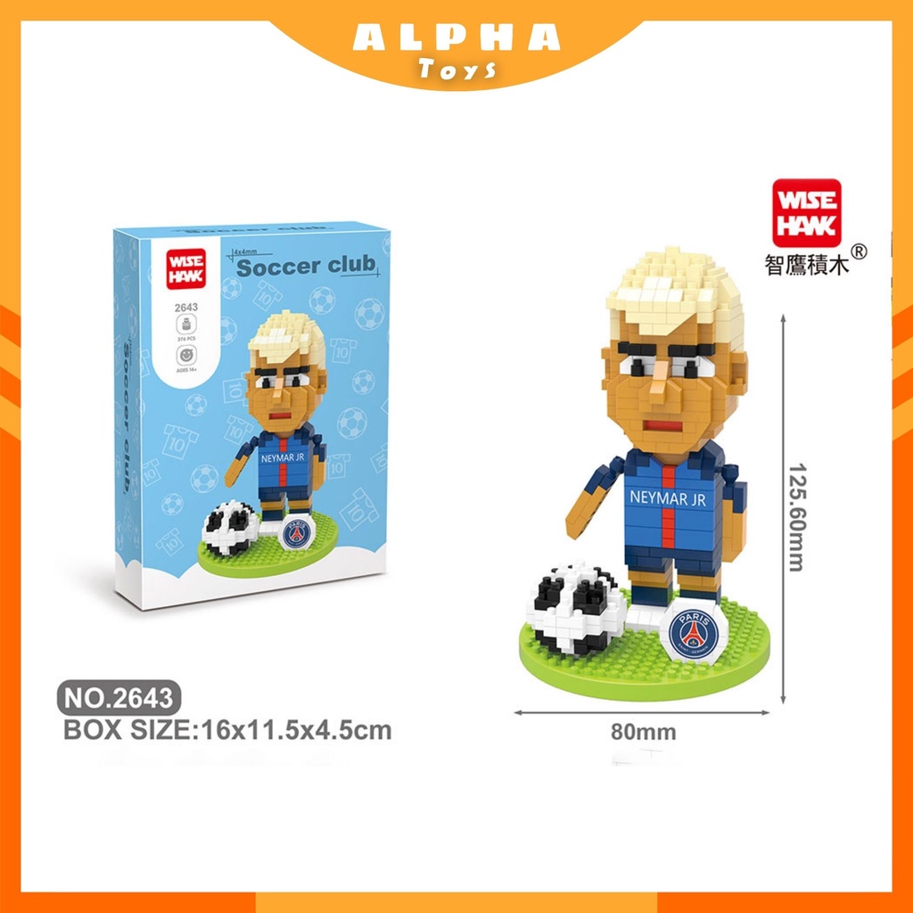 Lego Neymar รุ่นประกอบนักฟุตบอล LATEST Lego Neymar – WISEHAWK - 2643