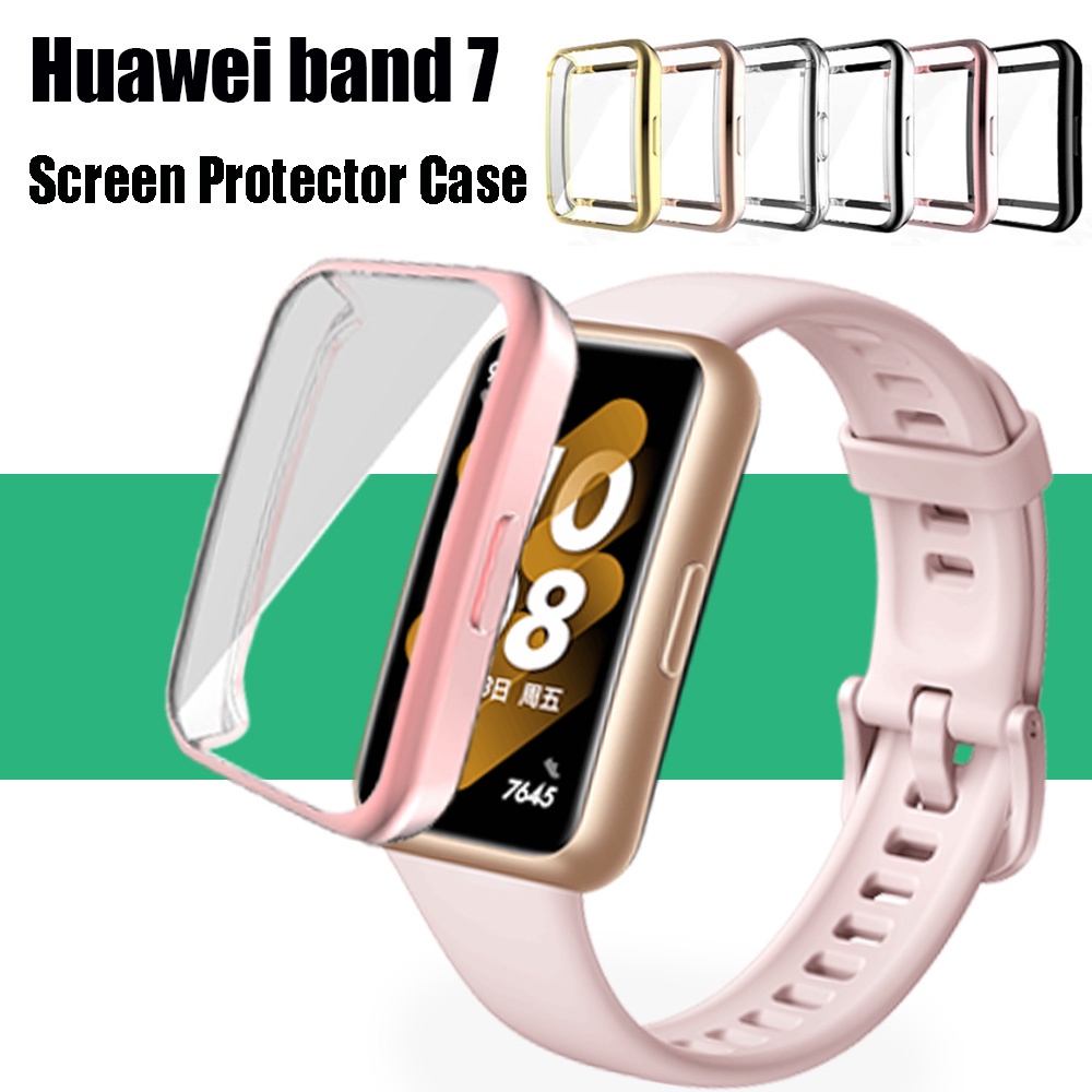 เคสป้องกันสําหรับ Huawei Band 9 8 7 6 Watch Cover Full Screen Protector สําหรับ Huawei band9 band8 สมาร์ทแบนด์หน้าจอสําหรับ Huawei Band 8
