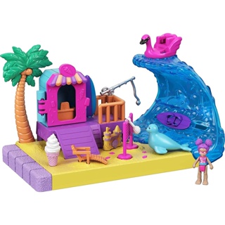 Pocket Pollyville Sunshine Beach Playset พอลลี่ พ็อกเก็ต เล่นชายหาด ของแท้