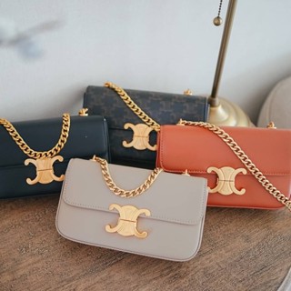 กระเป๋าสะพาย CL Chain Shoulder Bag งานสวยเรียบหรู