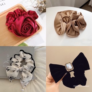 🎀 พร้อมส่ง 👧🏻 ยางรัดผม ยางมัดผม ยางมัดผมเกาหลี ∞* โบว์ผูกผม โบว์ติดผม ❀✿ ที่รัดผม ยางรัดผมขนนุ่ม